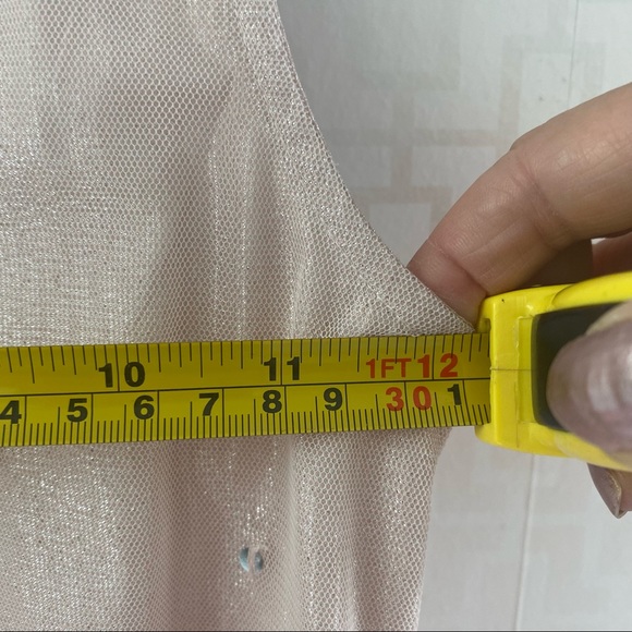 UK Next brand Tulle and Sequin Fancy Girl’s Dress in Light Peach colour, size 7 - Picture 6 of 9